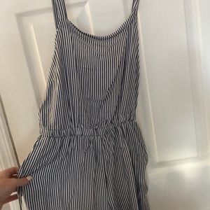 Striped jumpsuit